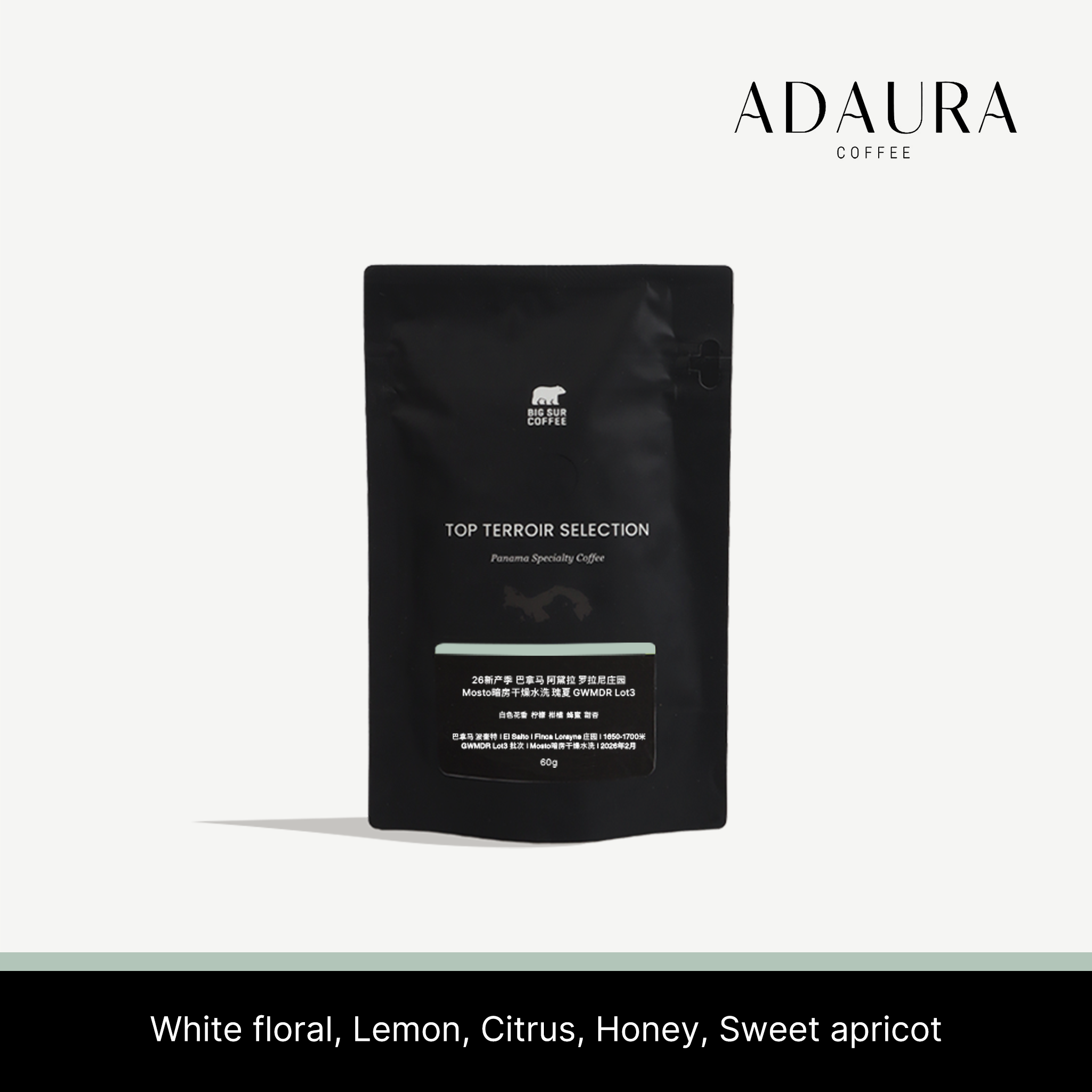 Panama Adaura Finca Lorayne GWMDR Lot3 Washed Geisha